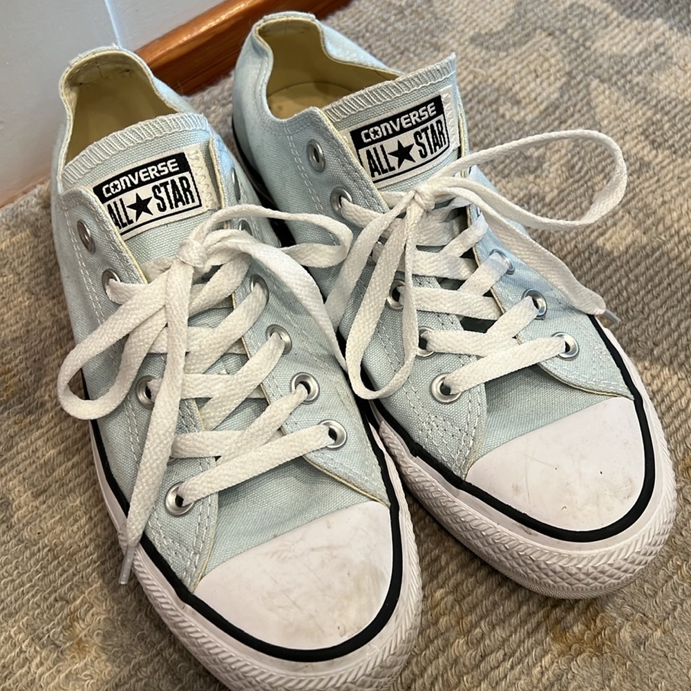 Light Blue Converse - image 2